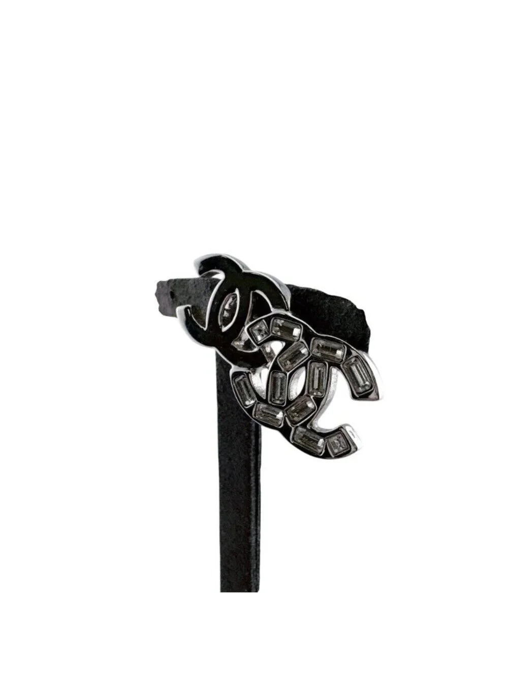 Chanel Metal Earrings Silver